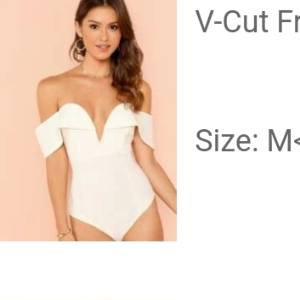 White sexy top